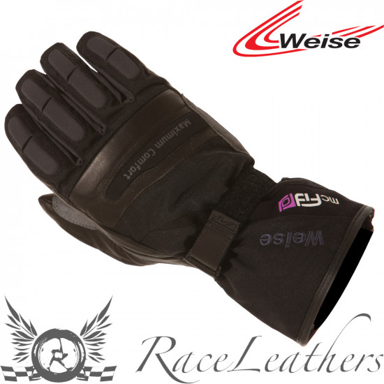 Weise Legend Gloves Black Khaki Mens Motorcycle Gloves - SKU WGLEG09142X