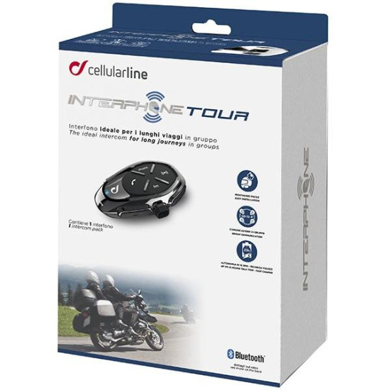 Interphone Tour Single Pack £165.98 Intercom Systems - SKU 010/INTPHOTOUR from RaceLeathers Motorcycle Clothing