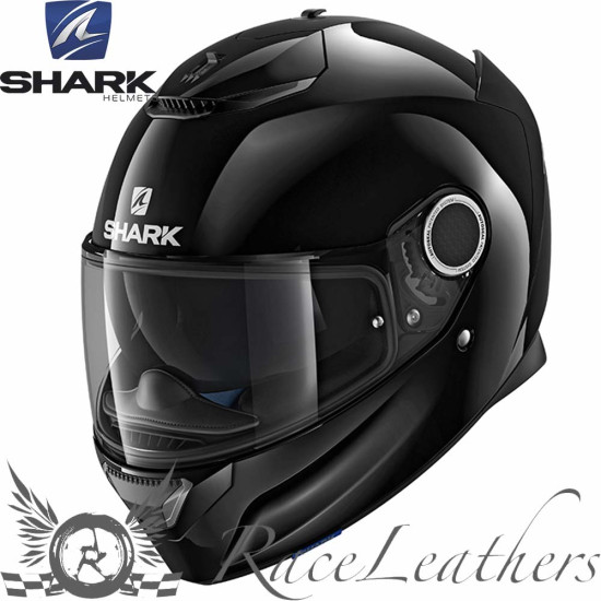 Shark Spartan Black £284.99 Full Face Helmets - SKU 200/HE5030E/BLK1 from RaceLeathers Motorcycle Clothing