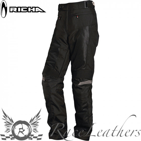 Richa Air Vent Evo Lady Ladies Motorcycle Trousers - SKU 082/AVEVO/BK/D01