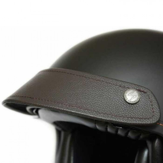 Scorpion Belfast Dark Brown Peak £14.95 Parts/Accessories - SKU 7528110704 from RaceLeathers Motorcycle Clothing