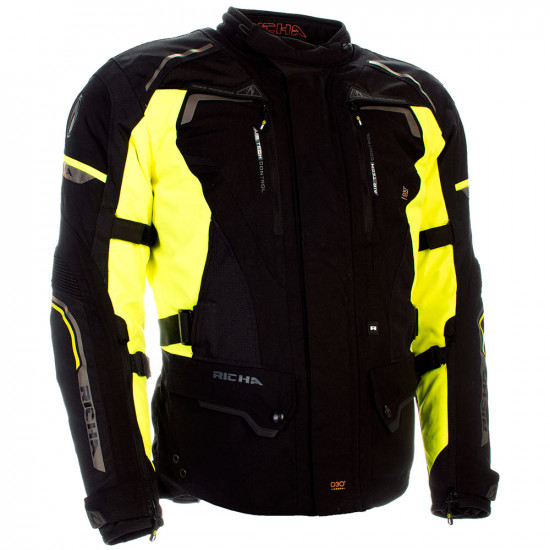 Richa Infinity 2 Jacket Black/Fluo Mens Motorcycle Jackets - SKU 082/INFI2/BF/10