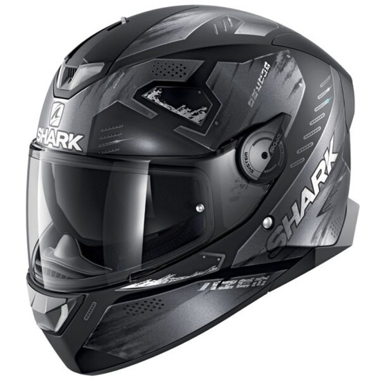 Shark Skwal 2.2 Venger Matt Black Ancthracite £227.99 Full Face Helmets - SKU 210/HE4961E/KAA1 from RaceLeathers Motorcycle Clothing