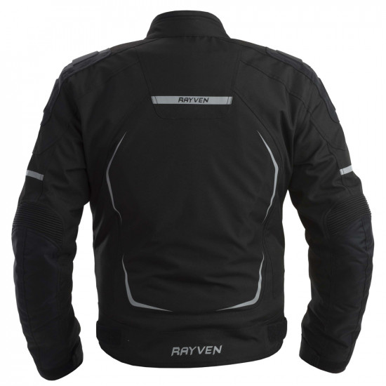 Rayven Scorpion Black Waterproof Motorcycle Jacket