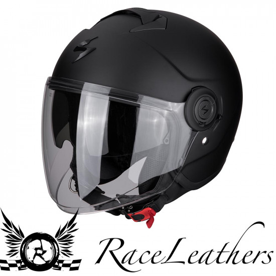 Scorpion Exo City Matt Black Open Face Helmets - SKU 7508310010L