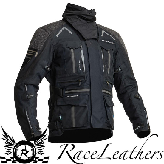 Lindstrands Oman Black Waterproof Jacket