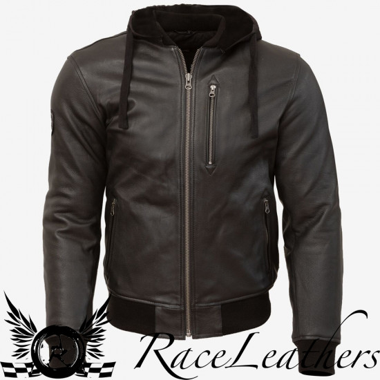 Merlin Trance Leather Black Jacket Mens Motorcycle Jackets - SKU MCP020/BLK/LRG