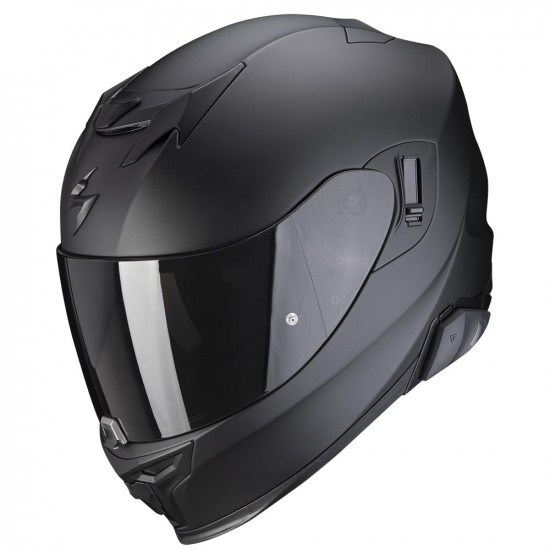 Scorpion EXO 520 Smart Matt Black Full Face Helmets - SKU 750COM72100L