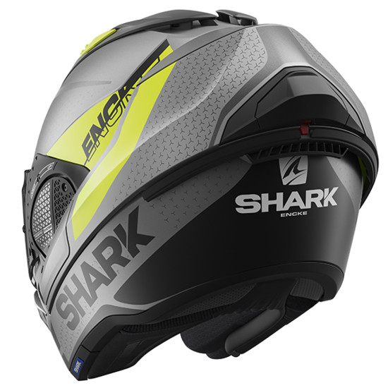 Shark Evo GT Encke Matt Anthracite Yellow Motorcycle Helmet £408.49 Full Face Helmets - SKU 235/HE8915E/AYK1 from RaceLeathers Motorcycle Clothing