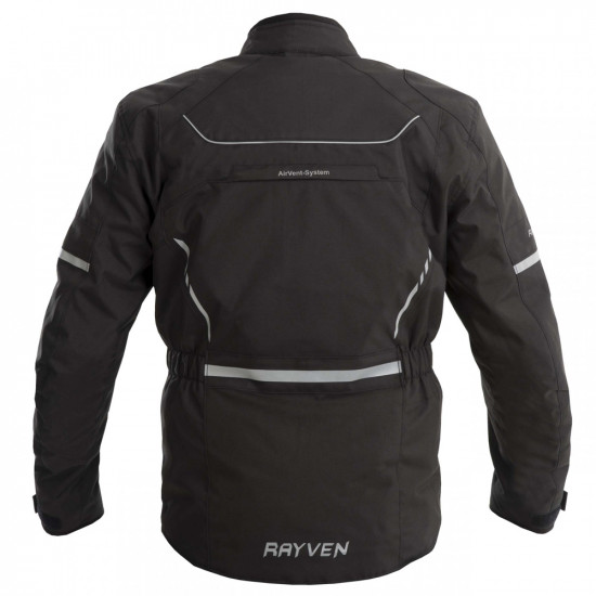 Rayven Scotty Black Waterproof Motorcycle Jacket Mens Motorcycle Jackets - SKU RLMWSCO046