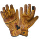 Rayven Vintage Tan Leather Motorcycle Gloves