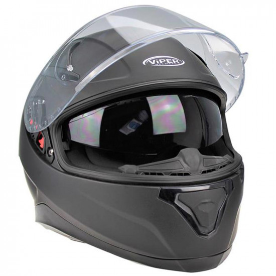 Viper RSV95 Matt Black Full Face Helmets - SKU A225MattBlackXS