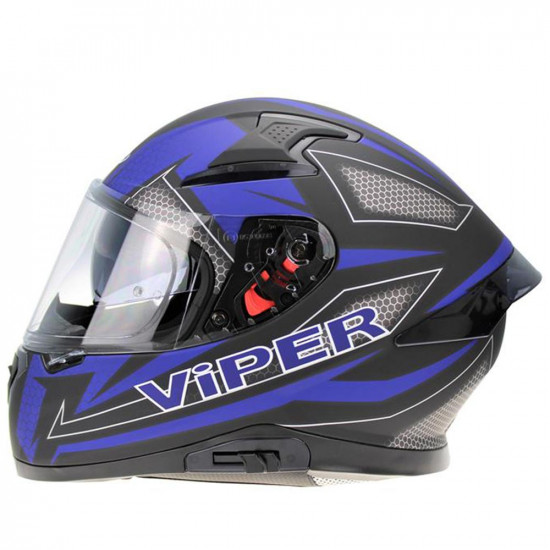 Viper RSV95 Spirit Blue Matt Full Face Helmets - SKU A225SpiritBlueMattXS