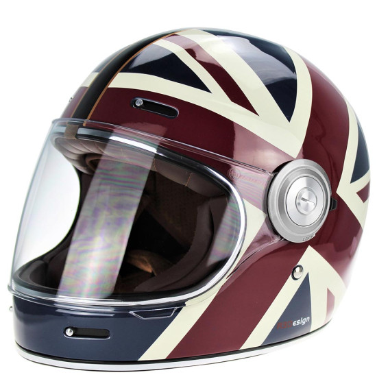 Viper F659 Premium Retro Union Jack £199.95 Full Face Helmets - SKU A258UnionJackXS from RaceLeathers Motorcycle Clothing