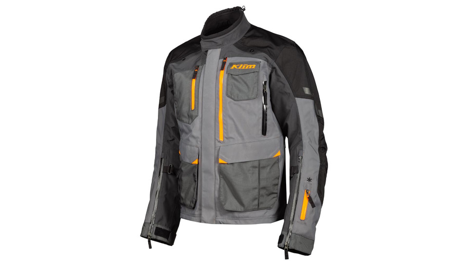 Klim Carlsbad Jacket Asphalt - Strike Orange