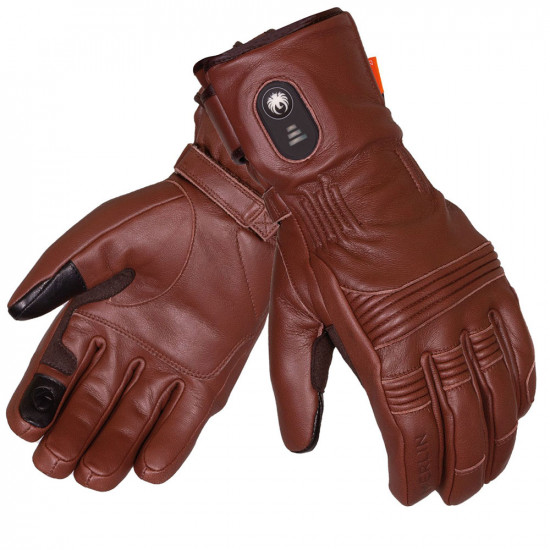 Merlin Minworth Mens Heated Glove Brown Mens Motorcycle Gloves - SKU MWG032/BRN/LAR