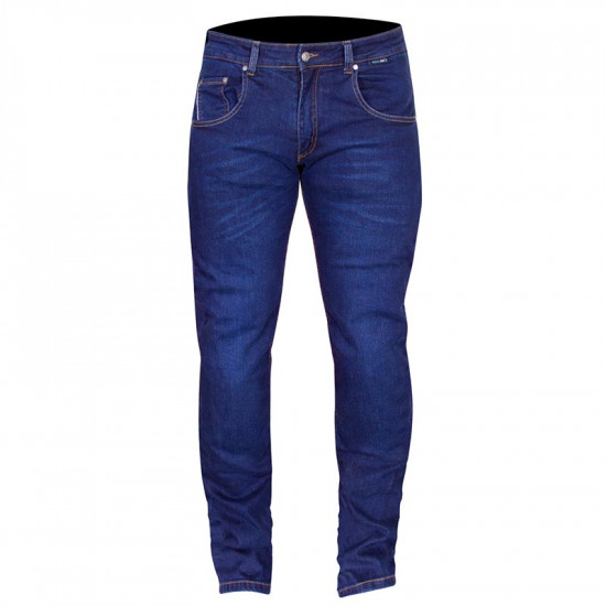Route One Duke WR Blue Jeans Short £127.95 Motorcycle Jeans - SKU DNM050/BLU/SHT/30 from RaceLeathers Motorcycle Clothing