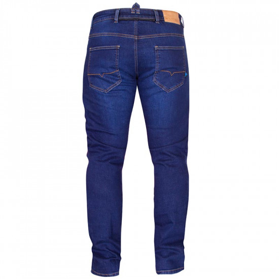 Route One Duke WR Blue Jeans Short £127.95 Motorcycle Jeans - SKU DNM050/BLU/SHT/30 from RaceLeathers Motorcycle Clothing