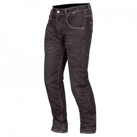 Route One Duke WR Black Jeans Short £127.95 Motorcycle Jeans - SKU DNM050/BLK/SHT/30 from RaceLeathers Motorcycle Clothing