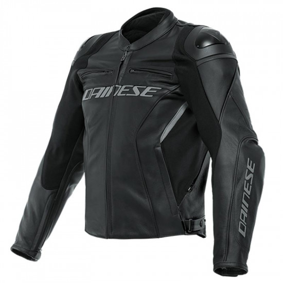 Dainese Racing 4 Leather Jacket Black Mens Motorcycle Jackets - SKU 911/153384863144