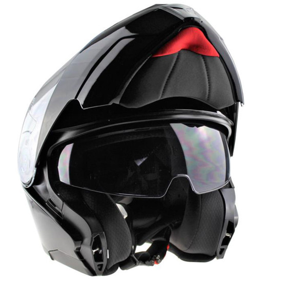 Viper RSV345 Gloss Black Helmet £99.95 Flip Front Motorcycle Helmets - SKU AFM064BlackXS from RaceLeathers Motorcycle Clothing