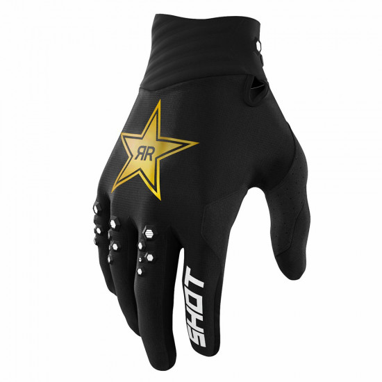 Shot 2022 Contact Gloves Rockstar Ltd Edition Black