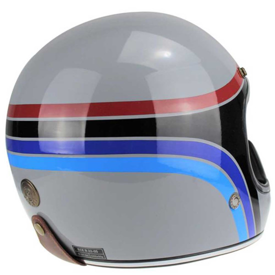 Viper VPR.303 F701 MX Retro Stripe £124.95 Full Face Helmets - SKU A276RetroStipeXS from RaceLeathers Motorcycle Clothing