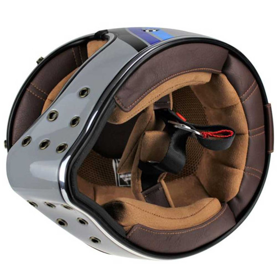 Viper VPR.303 F701 MX Retro Stripe £124.95 Full Face Helmets - SKU A276RetroStipeXS from RaceLeathers Motorcycle Clothing