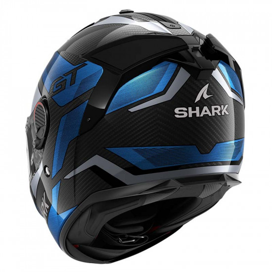 Shark Spartan GT Pro Ritmo Carbon Black Grey Blue £474.99 Full Face Helmets - SKU 200/HE1355E/DBU1 from RaceLeathers Motorcycle Clothing