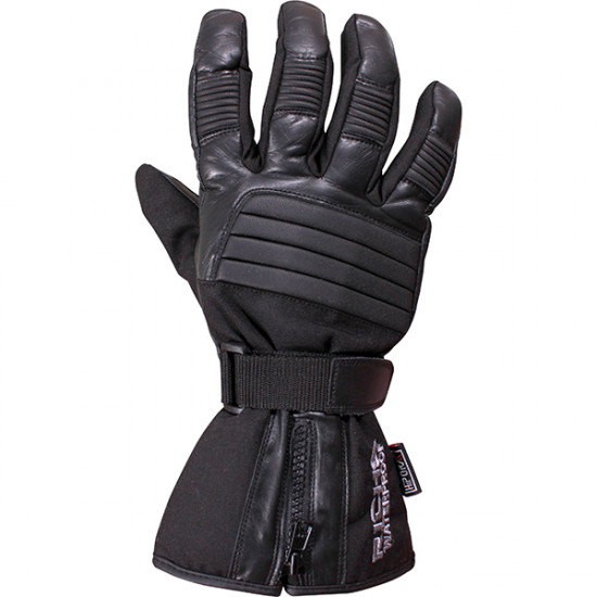 Richa 9904 Black Ladies Waterproof Gloves Ladies Motorcycle Gloves - SKU 081/9904/BLK/L00