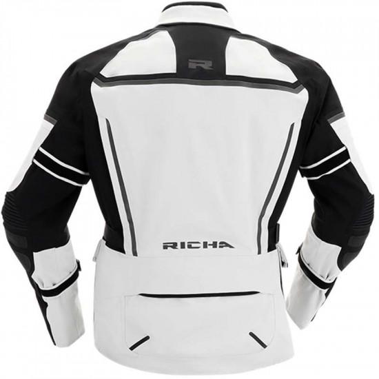 Richa Atlantic 2 GTX Jacket Grey Black Mens Motorcycle Jackets - SKU 082/2ATLII/GB/02