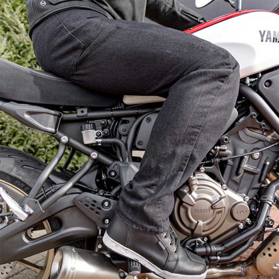 Richa Carter Jean Black Short £139.99 Motorcycle Jeans - SKU 082/CARTES/BK/30 from RaceLeathers Motorcycle Clothing