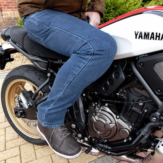 Richa Carter Jean Stone Wash Short £139.99 Motorcycle Jeans - SKU 082/CARTES/SW/30 from RaceLeathers Motorcycle Clothing