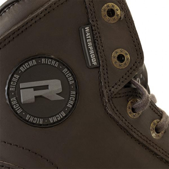 Richa Krazy Horse Brown Mens Motorcycle Touring Boots - SKU 084/KRAZY/BR/38