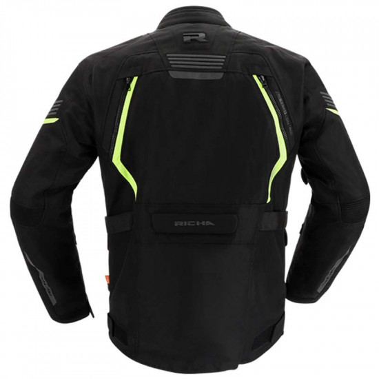 Richa Phantom 3 Jacket Black Yellow £199.99 Mens Motorcycle Jackets - SKU 082/PHAIII/BY/02 from RaceLeathers Motorcycle Clothing