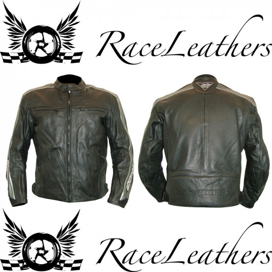 RK Retro Leather Jacket Mens Motorcycle Jackets - SKU RLRLRETJKTXL