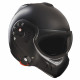 Roof Boxer V8 Mat Black Flip Up Front Helmet