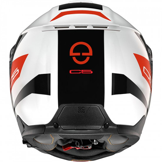 Schuberth C5 Eclipse Red Flip Front Motorcycle Helmets - SKU 910C5ECRD53