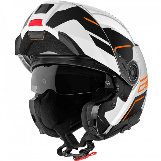 Schuberth C5 Master Orange Flip Front Motorcycle Helmets - SKU 910C5MAOR53