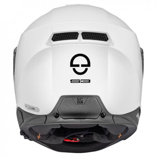 Schuberth Helmets S3 Gloss White £469.95 Full Face Helmets - SKU 910S3GW53 from RaceLeathers Motorcycle Clothing