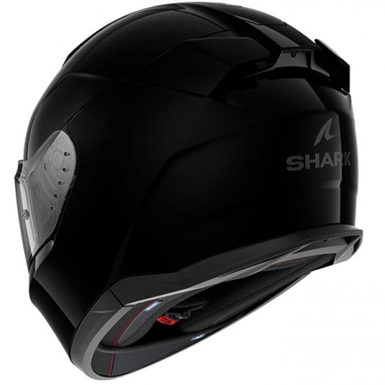 Shark D-Skwal 3 Blank Gloss Black Full Face Helmets - SKU 210/HE0900E/BLK1