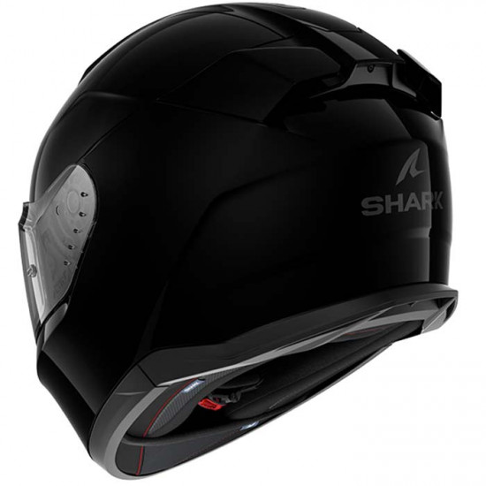 Shark D-Skwal 3 Blank Gloss Black £180.49 Full Face Helmets - SKU 210/HE0900E/BLK1 from RaceLeathers Motorcycle Clothing