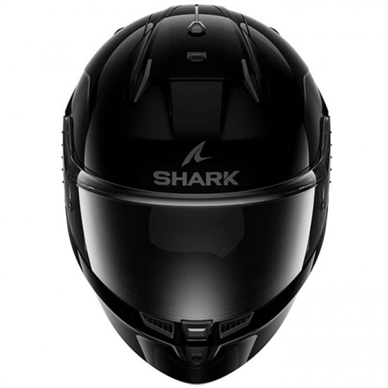 Shark D-Skwal 3 Blank Gloss Black Full Face Helmets - SKU 210/HE0900E/BLK1