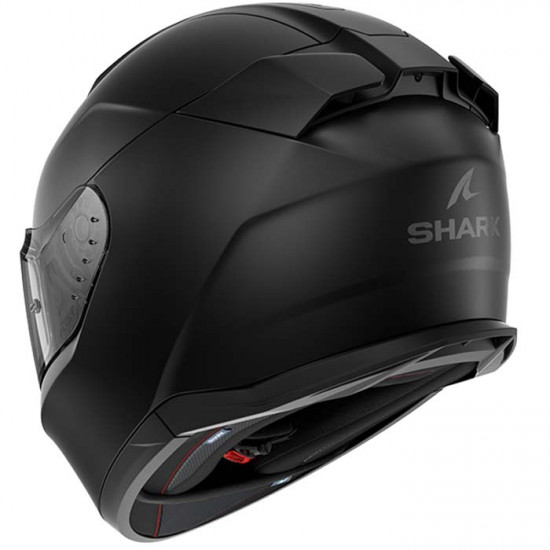 Shark D-Skwal 3 Blank Matt Black Full Face Helmets - SKU 210/HE0901E/KMA1