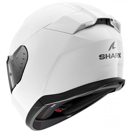 Shark D-Skwal 3 Blank White £180.49 Full Face Helmets - SKU 210/HE0900E/WHU1 from RaceLeathers Motorcycle Clothing