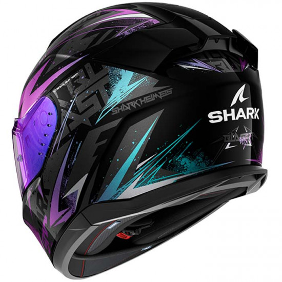 Shark D-Skwal 3 Blast-R Black Pearl £218.49 Full Face Helmets - SKU 210/HE0920E/KGX1 from RaceLeathers Motorcycle Clothing