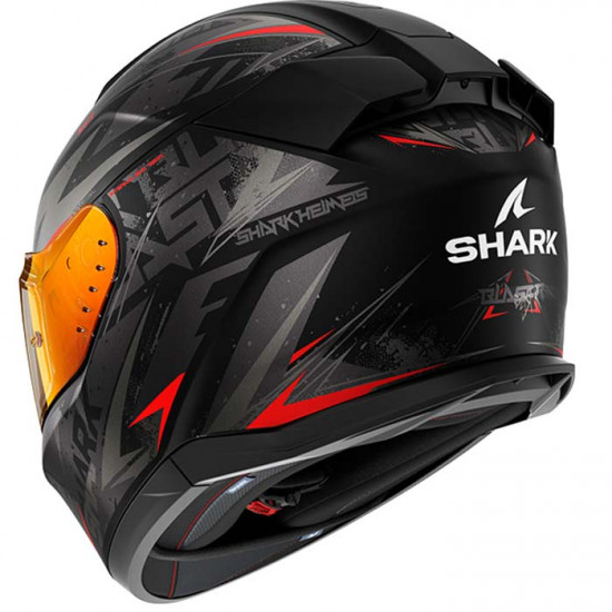 Shark D-Skwal 3 Blast-R Matt Black Anthracite Red