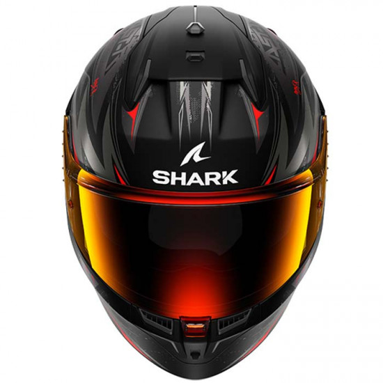 Shark D-Skwal 3 Blast-R Matt Black Anthracite Red Full Face Helmets - SKU 210/HE0921E/KAR1