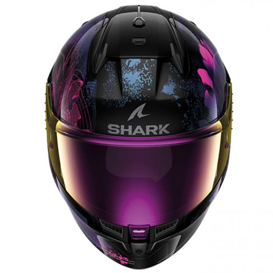 Shark D-Skwal 3 Mayfer Black Blue Violet Full Face Helmets - SKU 210/HE0926E/KVX1