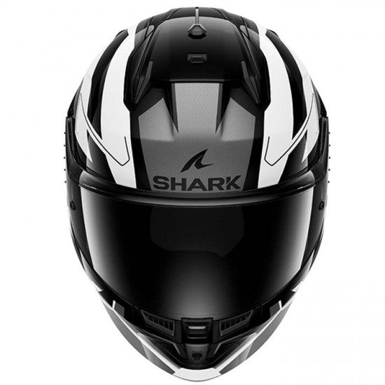 Shark D-Skwal 3 Sizler Black White Anthracite Full Face Helmets - SKU 210/HE0922E/KWA1